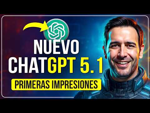 GPT 5.1... ¡Nuevo CEREBRO para CHATGPT! 🤯 Escoge su PERSONALIDAD