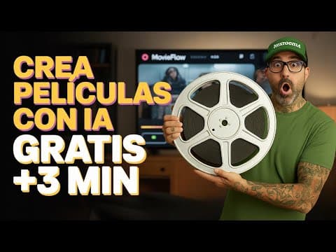 🎬 Crea PELÍCULAS con IA +3 MIN GRATIS | MovieFlow vs Sora y RunwayML