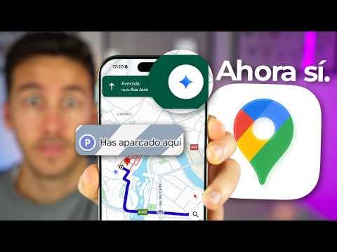 Google Maps para iPhone se ACTUALIZA con aparcamiento automático y Gemini... es ¡INCREÍBLE! 🔥