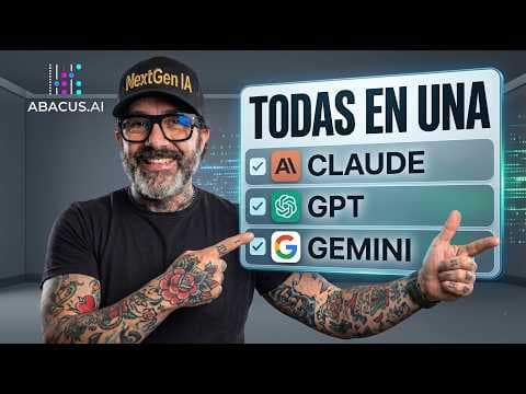 Esta IA Todo en Uno REEMPLAZA a ChatGPT, Midjourney, Gemini... (Abacus AI)