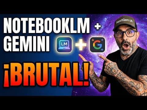 Google acaba de ROMPERLO: NotebookLM dentro de Gemini es OTRO NIVEL