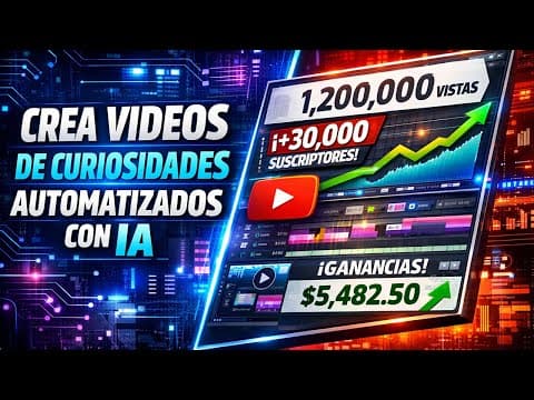 AUTOMATIZA videos DE CURIOSIDADES con IA (FACIL Y RAPIDO)