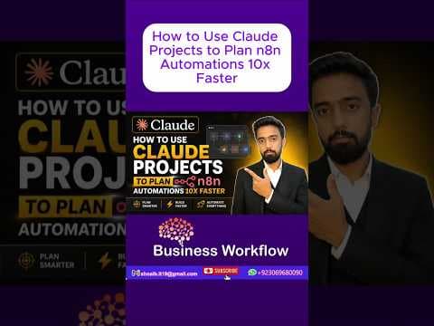 How to Use Claude Projects to Plan n8n Automations 10x Faster