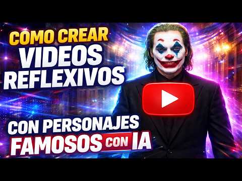 COMO crear VIDEOS REFLEXIVOS con IA (GUIA 2026)