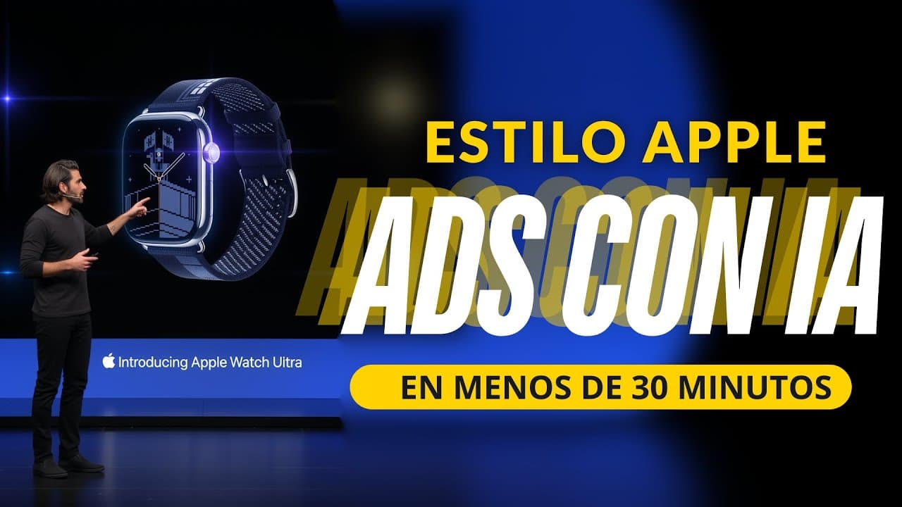 Cómo Crear un Comercial al Estilo Apple con IA en 30 Minutos (Guía Paso a Paso)