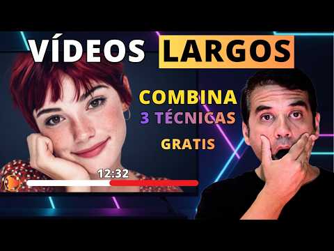 YA ESTÁ! CREA VÍDEOS LARGOS con AUDIO y VOZ con IA GRATIS (+15 min.) - 3 MÉTODOS