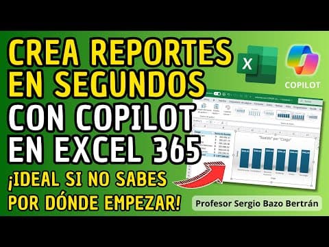 💡 Crea reportes en segundos con COPILOT en Excel: ¡Ideal si no sabes por dónde empezar!