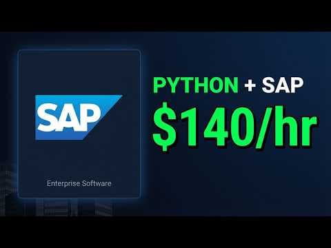 Automatizando SAP con Python: $140/hr en el nicho que nadie ve