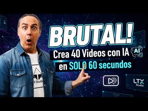 Haz 40 Videos PROFESIONALES con IA en SOLO 60 segundos 🚀