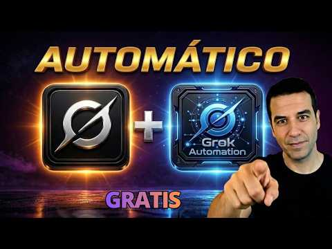 Deja de CREAR VÍDEOS con IA uno a uno - Usa GROK AUTOMATION (GRATIS) en su lugar