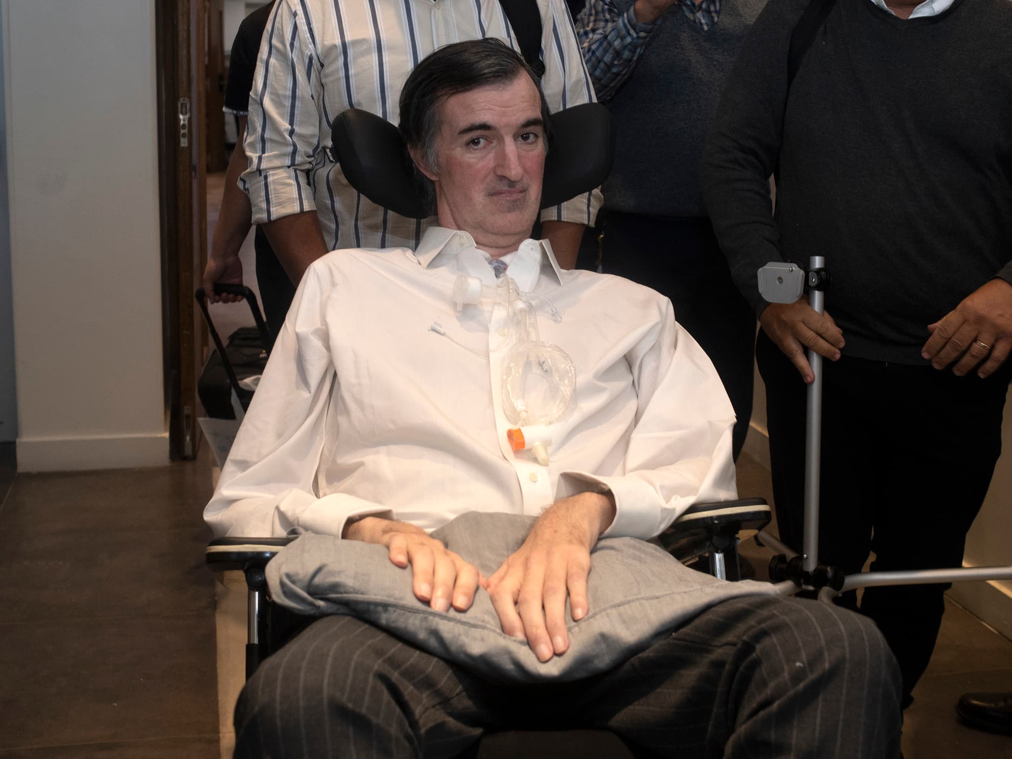 “La ELA se está llevando mi cuerpo, no debería llevarse también mi dinero”, la queja de Esteban Bullrich contra una plataforma que vende criptomonedas