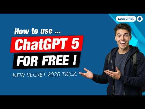How to Use ChatGPT-5 for FREE Legally | Use Official ChatGPT 5 for Free | New Step-by-Step Guide
