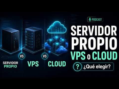 Servidor Propio, VPS o Cloud: Qué Infraestructura Elegir para tu Empresa