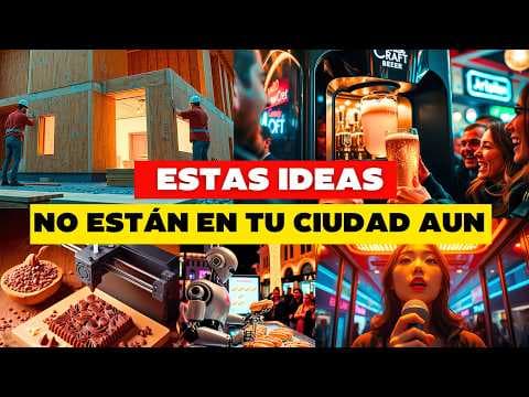 Top 20 IDEAS de Negocios que Cambiarán el MUNDO La #7 es INCREÍBLE